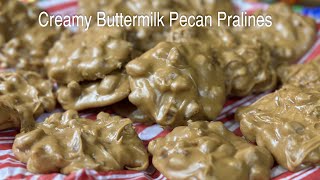 Creamy Buttermilk Pecan Pralines  How To Make [upl. by Enitsyrk]