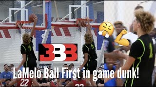 LaMelo Ball First In GAME DUNK Then Flexes on Defenders After😤😤 [upl. by Niu]