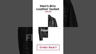 BRIX MENS LEATHER JACKET SHEEPSKIN COAT [upl. by Waller]