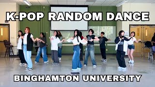 KPOP IN PUBLIC KPOP RANDOM DANCE PLAY 2024  Binghamton University [upl. by Ong]