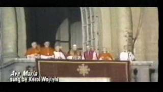 Ave Maria  Karol Wojtyla from 1976 [upl. by Jorrie759]