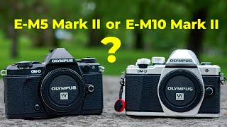 Olympus EM5 Mark II or EM10 Mark II  Which is BETTER [upl. by Reywas554]