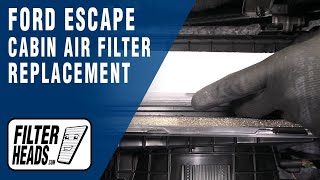 How to Replace Cabin Air Filter 2022 Ford Escape AQ1293 [upl. by Meaghan]