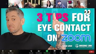 How to make eye contact on Zoom [upl. by Madi]