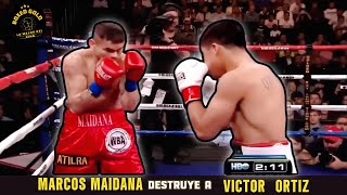 Marcos Maidana destruye a Victor Ortiz [upl. by Asirahc]