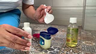 Como hacer crema súper hidratante con productos que tienes en casa [upl. by Nunes]