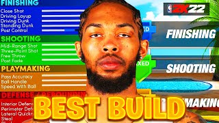 BEST REBOUNDING GUARD BUILD IN NBA 2K22 CURRENT GEN BEST BUILD IN 2K22 [upl. by Anirol]