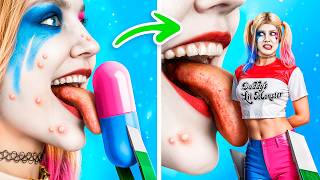 From Nerd Harley Quinn To Beauty  What If Gadgets From Tik Tok Were People [upl. by Moberg]