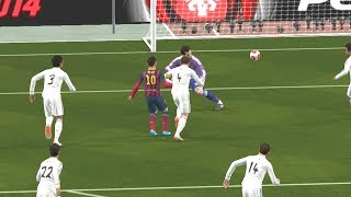 Real Madrid Vs Barcelona FC  Un Partido lleno de Goles en el Super Clasico  PES 2014 Gameplay [upl. by Yim203]