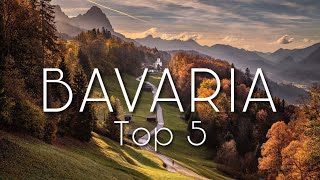 TOP 5 BAVARIA  Germany Travel Video [upl. by Gitlow]