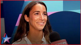 Aly Raisman Lovingly REACTS To Simone Biles Calling Her Grandma [upl. by Llerraj]