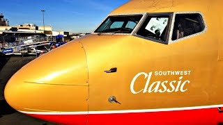 Flight on Southwests Only Other Classic Retro Livery BURLAS [upl. by Fini]