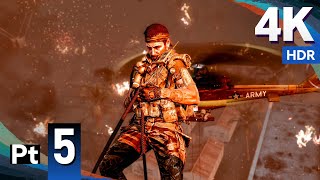 Call of Duty Black Ops 4K60fps HDR Hardened 100 All Intel Part 6  The Defector [upl. by Hgielar]