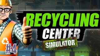 Recycling Center Simulator  Paper Wood Glass and Metal Machines  Full Game  EP4 [upl. by Kennith]