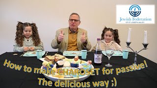 Easy Traditional Charoset Recipe for Passover [upl. by Ahsikam]