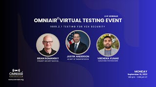 160921 Testing for V2X Security Webinar [upl. by Morgun]