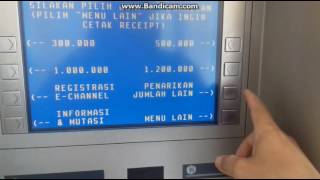 Cara mengambil uang di ATM Bni [upl. by Innavoij]