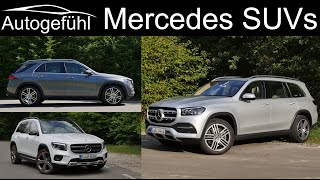 Mercedes GLA vs GLB vs GLC vs GLE vs GLS comparison review [upl. by Spence]