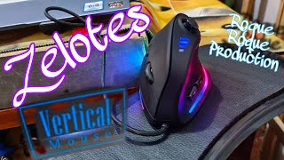 Mouse Review Zelotes C18 Vertical Wired Gaming Mouse [upl. by Yllib]