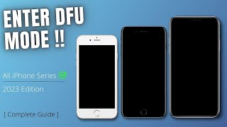 How to Enter amp Exit DFU Mode  All iPhone Series [upl. by Essilevi626]