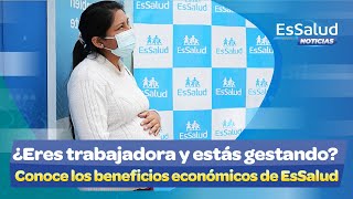 🔵 ¡EsSalud otorga subsidios económicos para afrontar la maternidad [upl. by Nnylrac]