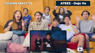 COUSINS REACT TO ATEEZ에이티즈  ‘Deja Vu’ Official MV [upl. by Bearce]