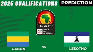 Gabon vs Lesotho Live Stream Africa Cup Of Nations 2025 Qualification Match Commentary Broadcast [upl. by Mulry110]