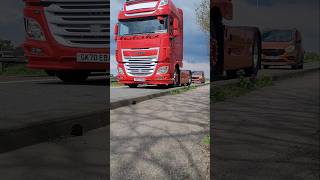 DAF XF  VOLVO FH  Truckfest Lincoln leave [upl. by Neelhsa]