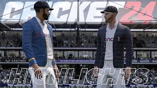 India vs England Test Match at Lords  Cricket 24 Day 1 Highlights [upl. by Amikat]