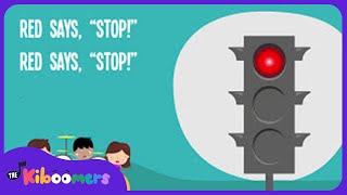 Green Says GO Traffic Lights Lyric Video  The Kiboomers Preschool Songs amp Nursery Rhymes [upl. by Toll]