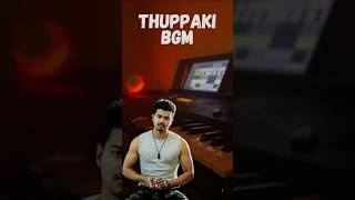 Thuppaki BGM  Piano Cover  Auraified  harrisjayaraj vijay thalapathy [upl. by Gamages]