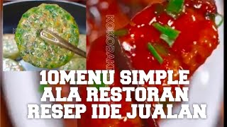 RESEP MASAKAN SIMPLE RUMAHAN ALA RESTORAN BINTANG RESEPMASAKAN [upl. by Ainaznat]