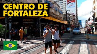 Caminhada no Centro da cidade 🇧🇷  Fortaleza CE Brasil 【4K】2022 [upl. by Zoie]