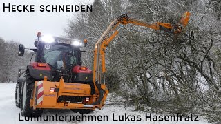 NEU Steyr Expert 4100 CVT  Mulag Hecke schneiden  Lohnunternehmen Lukas Hasenfratz [upl. by Edgerton]