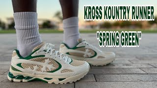 BRAVEST STUDIOS KROSS KOUNTRY RUNNER quotSPRING GREENquot 2024 REVIEW amp ON FEET THE DETAILS ARE DIVINE [upl. by Redna]