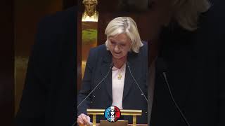 MARINE LE PEN EXPLOSE LE GOUVERNEMENT [upl. by Aihsenat]