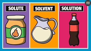 Solute Solvent and Solution  Chemistry [upl. by Scoles]