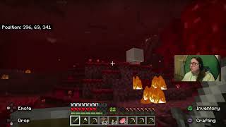 Minecraft Exploring the Netherworld Chilling out and having fun  liltweety90 on Twitch [upl. by Cresida]