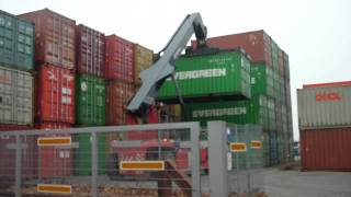 Havarie Loreley Containerhafen Mainz [upl. by Ahsenet345]