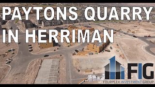 Paytons Quarry in Herriman Fourplex Investment Property August 2017 [upl. by Amy]