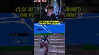 Clix almost got BANNED on Fortnite again 👀 [upl. by Dexter512]