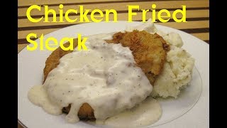 Chicken Fried Steak Southern Style Recipe Tutorial S1 Ep174 [upl. by Merp400]