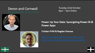 Power Up Your Data Synergizing Power BI amp Power Apps with Cristian Prifti amp Bogdan Donose [upl. by Wisnicki857]