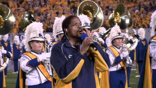 Landau Eugene Murphy Jr Sings National Anthem at WVU vs LSU Game [upl. by Issak]