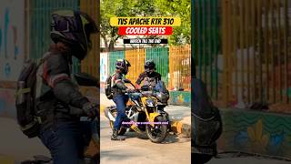 TVS Apache RTR 310 Cooled Seats Explained  Watch Till The End  BikeWale shorts apachertr310 [upl. by Ecylla]