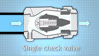 Water quality in your home  single and double check valves [upl. by Yhtuv]