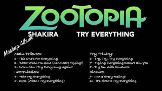 Zootopia Try Everything Mashup Album Track List LINK IN DESCRIPTION [upl. by Qahsi]