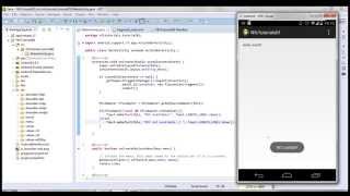 Android NFC Tutorial 01  Getting Started  How to create an NFC enabled application [upl. by Arnuad]