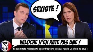 La macroniste Valérie Hayer se RIDICULISE durant son débat face à Jordan Bardella [upl. by Joli]