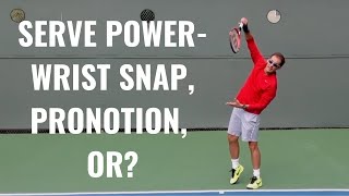 Serve Power  Wrist Snap Pronation Or [upl. by Chaunce]